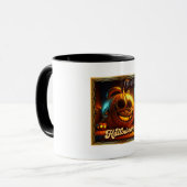 CYBERPUNK HALLOWEEN PUMPKIN TASSE (Vorderseite Links)