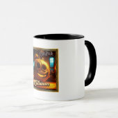 CYBERPUNK HALLOWEEN PUMPKIN TASSE (VorderseiteRechts)