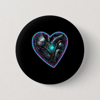 Cyberpunk Heart Valentine Pulse  Button