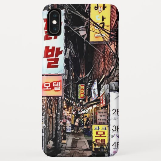 Cyberpunk iPhone Fall Case-Mate iPhone Hülle (Rückseite)