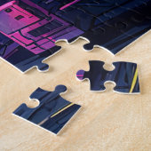 Cyberpunk Japan Rooftop Puzzle (Seite)