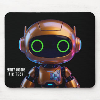 Cyberpunk-KI-Roboter-Mauspad #00003 | AIC Tech Mousepad