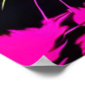 Cyberpunk Kitty Art Poster (Ecke)