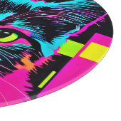 Cyberpunk Kitty Art Schneidebrett (Ecke)