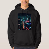 Cyberpunk-Lebensraum Hoodie (Vorderseite)