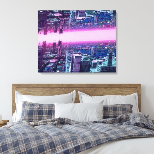 Cyberpunk Leinwand (Insitu (Schlafzimmer))