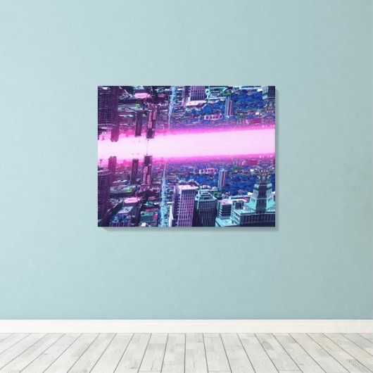 Cyberpunk Leinwand (Insitu (Holzboden))