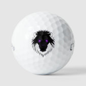 Cyberpunk Lion Golf Ball-Futuristic Bold Design ⛳ Golfball (Vorderseite)