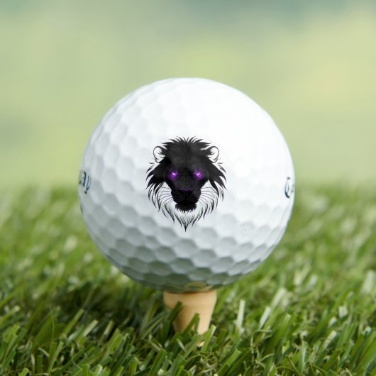 Cyberpunk Lion Golf Ball-Futuristic Bold Design ⛳ Golfball (Insitu T-Shirt)