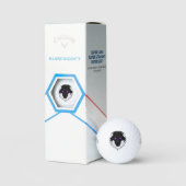Cyberpunk Lion Golf Ball-Futuristic Bold Design ⛳ Golfball (Verpackung)