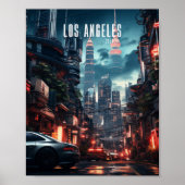 Cyberpunk Los Angeles Poster (Vorne)