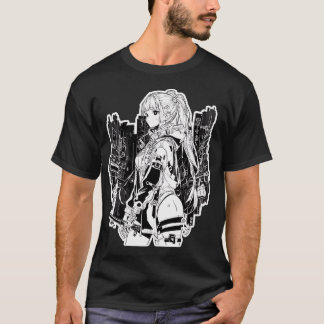 Cyberpunk-Mädchen-Stil T-Shirt