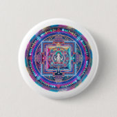 Cyberpunk Mandala Button (Vorderseite)