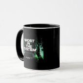 Cyberpunk Matrix Geist Tasse (Vorderseite Links)