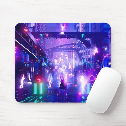 Cyberpunk-Maus-Pad Mousepad (Mit Mouse)
