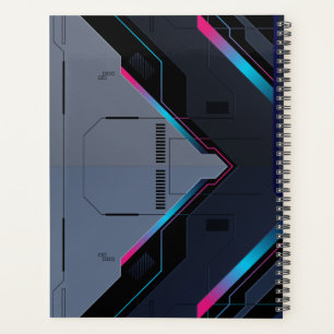 Cyberpunk-Mecha-Rüstung Personalisierter Gamer-A Planer