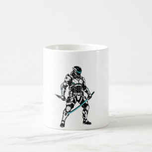 Cyberpunk-Mecha-Shinobi-Futuristic-Cyber-Ninja-Gra Kaffeetasse