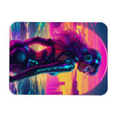 Cyberpunk Mermaid Flexible Foto Magnet (Horizontal)