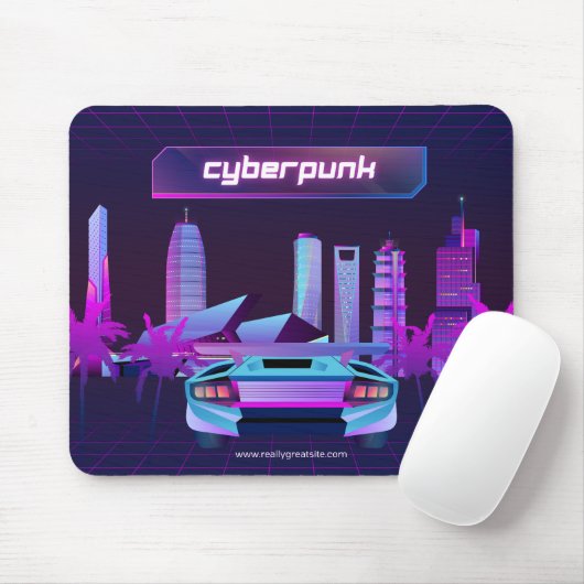 Cyberpunk Mousepad (Mit Mouse)