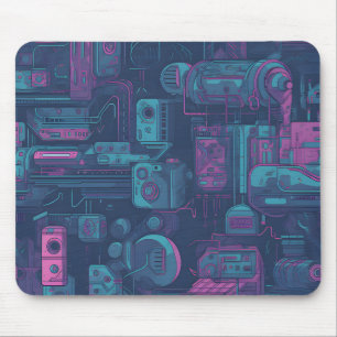 Cyberpunk-Muster Mousepad