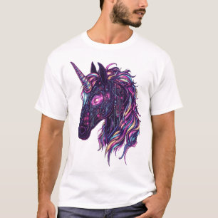 Cyberpunk-Neon-Einhorn (1) T-Shirt