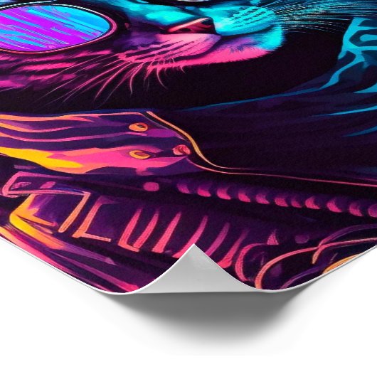 Cyberpunk-Neunauge Poster (Ecke)