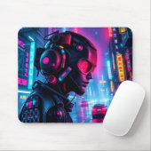 Cyberpunk Night City Pilot XL Gaming Desk Mat Mousepad (Mit Mouse)