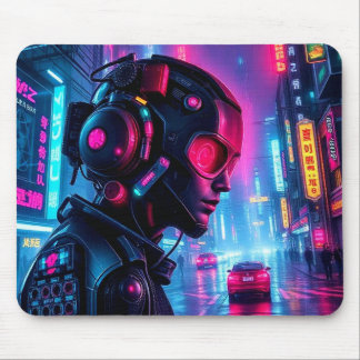 Cyberpunk Night City Pilot XL Gaming Desk Mat Mousepad