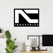 Cyberpunk Night Corp Poster (Heimbüro)