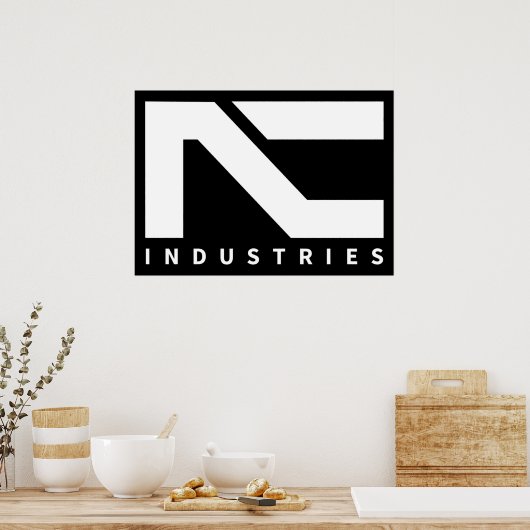 Cyberpunk Night Corp Poster (Küche)