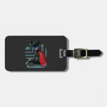 Cyberpunk Ninja Black Cat