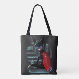 Cyberpunk Ninja Black Cat Tasche