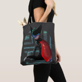 Cyberpunk Ninja Black Cat Tasche (Von Nahem)