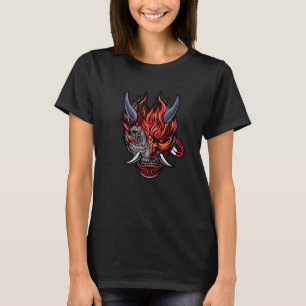 Cyberpunk Oni Demon Japanischer Teufel 1 T-Shirt
