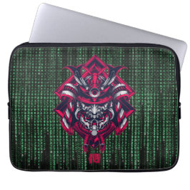 Cyberpunk Oni Matrix Laptop Sleeve