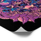 Cyberpunk Oni Poster (Ecke)