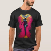 Cyberpunk Polnisch Winged Hussar Femjoy T-Shirt (Vorderseite)