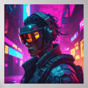 Cyberpunk-Poster Poster