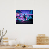 Cyberpunk-Poster Poster (Küche)