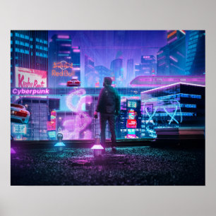 Cyberpunk-Poster Poster