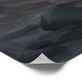 Cyberpunk-Poster Poster (Ecke)