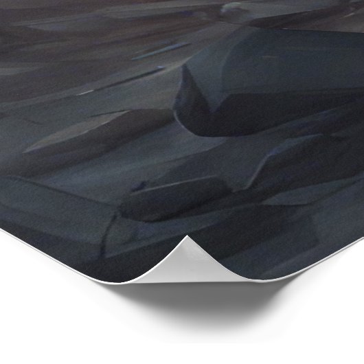 Cyberpunk-Poster Poster (Ecke)