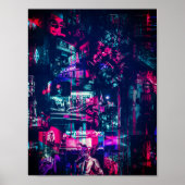 Cyberpunk-Poster Poster (Vorne)