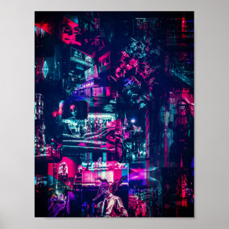 Cyberpunk-Poster Poster