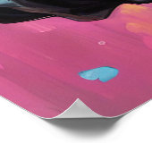 Cyberpunk-Poster Poster (Ecke)