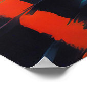 Cyberpunk-Poster Poster (Ecke)