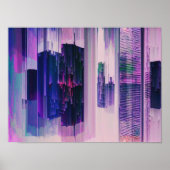 Cyberpunk-Poster Poster (Vorne)