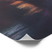 Cyberpunk-Poster Poster (Ecke)