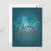 Cyberpunk Postkarte (Vorne/Hinten)