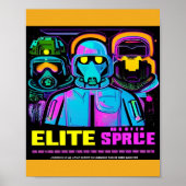 Cyberpunk Propaganda Rekrutierung Poster (Vorne)